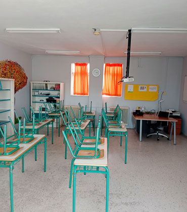 Σχολική τάξη καθάρισμα